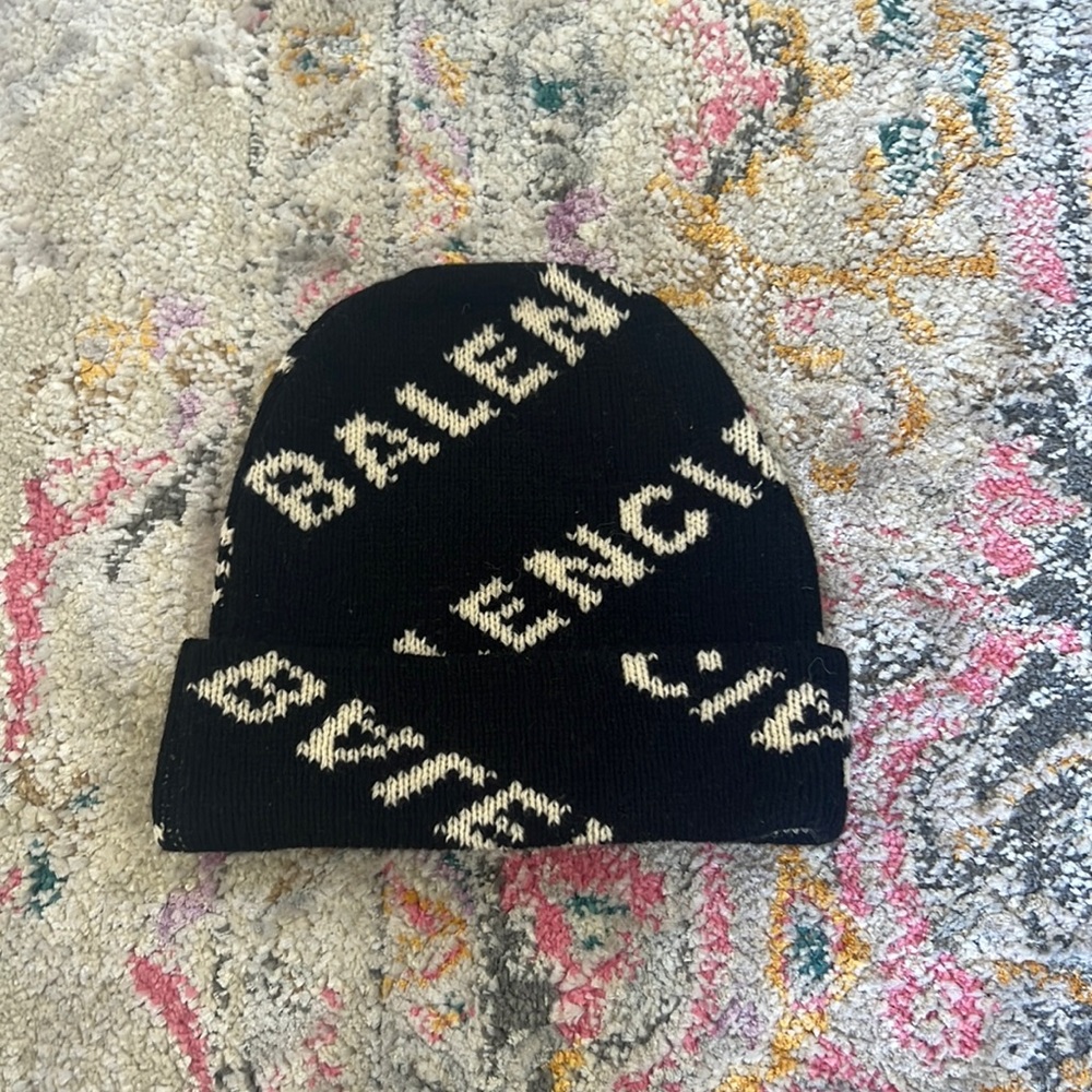 Balenciaga Logo Beanie